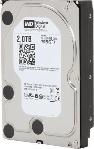 WD WD Green WD20EZRX 2TB IntelliPower 64MB Cache SATA 6.0Gb/s 3.5" Internal Hard Drive -Manufacture Recertified Bare Drive