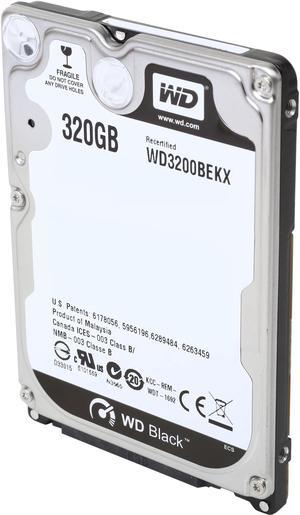WD BLACK SERIES WD3200BEKX 320GB 7200 RPM 16MB Cache SATA 6.0Gb/s 2.5" Internal Notebook Hard Drive Bare Drive