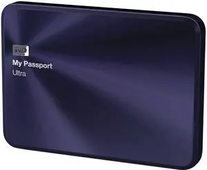 WD 1TB Blue-Black My Passport Ultra Metal Edition Portable External Hard Drive - USB 3.0 - WDBTYH0010BBA-NESN