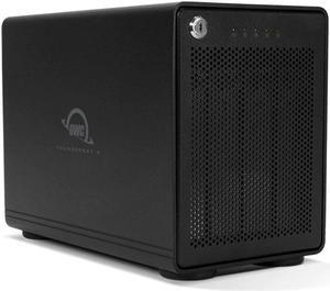 OWC 8TB Thunderbolt 3.5" 4-Drive HDD External Storage Solution OWCTB3SRT08.0S Black