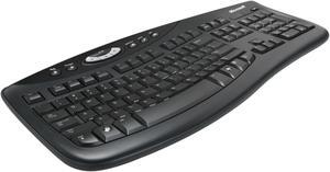 Microsoft Comfort Curve Keyboard 2000 7FH-00001 Black USB Wired Ergonomic Keyboard
