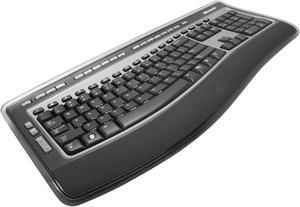 Microsoft Wireless Keyboard 6000 J9C-00001 Black USB RF Wireless Ergonomic Keyboard