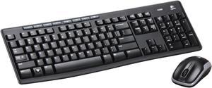 Logitech Wireless Combo MK260 920002950 Black USB RF Wireless Standard Keyboard and Mouse