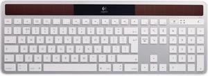 Logitech K750 2.4GHz Wireless Solar Powered Keyboard for Mac- White