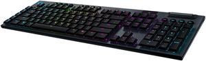 Logitech G915 LIGHTSPEED RGB Mechanical Gaming Keyboard Low Profile GL Tactile Key Switch LIGHTSYNC RGB Advanced LIGHTSPEED Wireless and Bluetooth Support  Tactile
