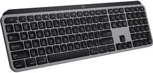 Logitech MX KEYS FOR MAC 920-009552 Space Gray Bluetooth Wireless Standard Keyboard