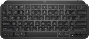 Logitech MX Keys Mini Minimalist Wireless Illuminated Keyboard, Compact, Bluetooth, Backlit, USB-C, Compatible with Apple macOS, iOS, Windows, Linux, Android, Metal Build - BLACK