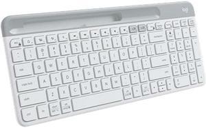 Logitech K580 Slim Multi-Device Wireless Keyboard - Off white
