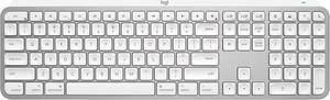 Logitech MX Keys S for Mac Wireless Keyboard Fluid Precise LaptopLike Typing Programmable Keys Backlit Bluetooth USB C Rechargeable for MacBook Pro MacBook Air iMac iPad  Pale Grey