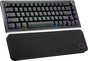 Cooler Master CK721 Space Gray Hybrid Wireless Mechanical Blue Switch Keyboard with 65% Format, USB-C Connectivity, and 3-way Dial