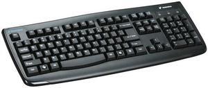 Kensington Pro Fit K64407US Black USB or PS/2 Wired Standard Washable Keyboard