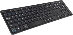 Kensington KP400 K72322US Black Micro USB Wired / Wireless Standard Switchable Keyboard