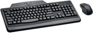 Kensington Pro Fit Wireless Media Desktop Set K72408USA Wireless Standard Keyboard