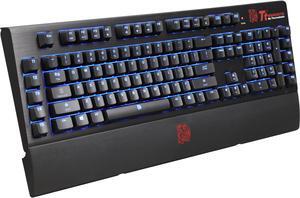 Tt eSPORTS Poseidon Z Forged KB-BAZ-KLBLUS-01 Black USB Wired Aluminum Gaming Mechanical Keyboard