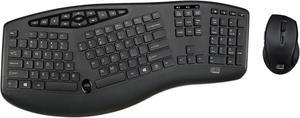ADESSO TruForm Media 1600  Wireless Ergonomic Keyboard and Optical Mouse