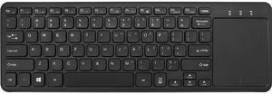 ADESSO SlimTouch 4050 - Wireless Keyboard with Built-in Touchpad WKB-4050UB Wireless 2.4 GHz RF 78-Key US Layout Keyboard