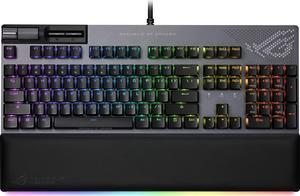 ASUS XA07 ROG Strix Flare II Animate 100% RGB Gaming Keyboard with Hot-swappable ROG NX Brown Tactile Switches