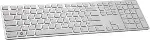 i-rocks KR-6402-WH White USB Wired Slim Aluminum X-Slim Keyboard for PC
