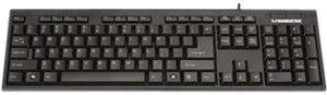 MANHATTAN 175708 Black USB Wired Ergonomic Enhanced Keyboard