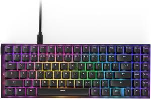 NZXT Function 2 MINITKL Optical Gaming Keyboard, Linear optical switches, 8,000 Hz polling rate, Doubleshot PBT keycaps, Hot-swappable, Black