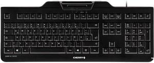 CHERRY KC 1000 SC JK-A0100EU-2 Black USB Wired Security Keyboard With Integrated Smart Card Terminal
