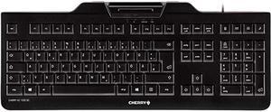 CHERRY KC 1000 SC JK-A0104EU-2 Black USB Wired Keyboard with Smart Card Reader