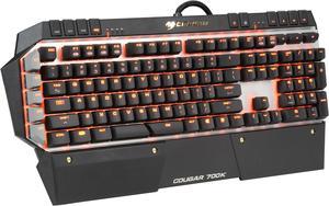 COUGAR 700K Premium Mechanical Gaming Keyboard with Aluminum Brushed Structure, Additional 6 G-key, and Cherry Red Switches