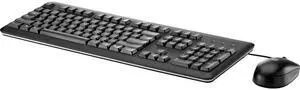 HP B1T09AT#ABA Black USB Wired Keyboard and Mouse with Mouse Pad