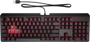 OMEN Encoder Customizable Mechanical Gaming Keyboard with Cherry MX Red Keys Full NKey Rollover LED Backlit USB 6YW76AA