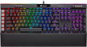 Corsair K95 RGB Platinum XT Mechanical Gaming Keyboard Backlit RGB LED Cherry MX Speed RGB Silver Black CH9127414NA