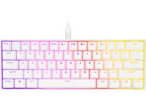 NPKC Set Keycaps PBT Spessi Profilo OEM 61 Tasti ANSI – Copritasti Stampati Per Switch MX, Personalizzati Per Tastiera Meccanica (Solo Copritasti)