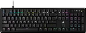 CORSAIR K70 CORE RGB Mechanical Gaming Keyboard - CORSAIR Red Linear Switches - Sound Dampening - Rotary Dial - Aluminum Top Plate - Onboard Storage - Black