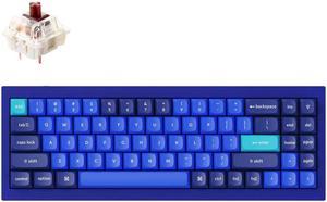 Keychron Q7 Mechanical Keyboard 70% Layout RGB - Hotswap - Blue - Gateron Pro Brown