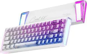 DAREU COOL68 65% Wired Gaming Keyboard, Rapid Trigger Magnetic Switch Keyboard with 8000Hz Polling Rate, Adjustable Actuation, 0.1ms Latency, Gasket Mount, Hot swappable, RGB Light, Purple (Aurora) DAREU COOL68 65% Wired Gaming Keyboard, Rapid Trigger Magnetic Switch Keyboard with 8000Hz Polling Rate, Adjustable Actuation, 0.1ms Latency, Gasket Mount, Hot swappable, RGB Light, Purple (Aurora)