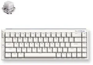MCHOSE Ace68 Turbo 65% Aluminum Hall Effect Magnetic Switch Keyboard, 16K Polling, Wired - Nova White MCHOSE Ace68 Turbo 65% Aluminum Hall Effect Magnetic Switch Keyboard, 16K Polling, Wired - Nova White