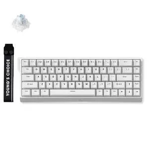MCHOSE ACE 68 60% Mechanical Gaming Keyboard Wired Rapid Trigger Hall Effect Keyboard Magnetic Switch Hyper-Fast 8000Hz Adjustable Actuation, Hot Swap, RGB PC MAC Laptop (White / Ice Blue) MCHOSE ACE 68 60% Mechanical Gaming Keyboard Wired Rapid Trigger Hall Effect Keyboard Magnetic Switch Hyper-Fast 8000Hz Adjustable Actuation, Hot Swap, RGB PC MAC Laptop (White / Ice Blue)