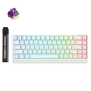 MCHOSE Ace 68 Hall Effect Magnetic Switch Gaming Keyboard - White Topographic MCHOSE Ace 68 Hall Effect Magnetic Switch Gaming Keyboard - White Topographic