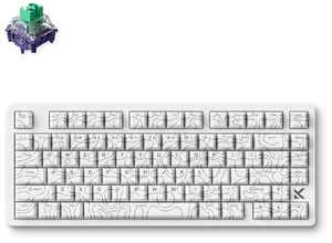 MCHOSE Jet 75 Hall Effect Magnetic Switch Gaming Keyboard - White Topographic MCHOSE Jet 75 Hall Effect Magnetic Switch Gaming Keyboard - White Topographic