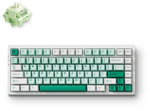 MCHOSE G75 Pro Tri-Mode Wireless Mechanical Keyboard, 75% Layout, Bluetooth/2.4GHz/USB-C, Hot Swappable Gasket Mount Keyboard, RGB South-Facing Backlit, Matcha Latte Switch, Green MCHOSE G75 Pro Tri-Mode Wireless Mechanical Keyboard, 75% Layout, Bluetooth/2.4GHz/USB-C, Hot Swappable Gasket Mount Keyboard, RGB South-Facing Backlit, Matcha Latte Switch, Green