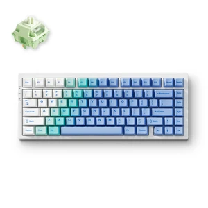 MCHOSE G75 Pro Tri-Mode Wireless Mechanical Keyboard, 75% Layout, Bluetooth/2.4GHz/USB-C, Hot Swappable Gasket Mount Keyboard, RGB South-Facing Backlit, Matcha Latte Switch, Arctic Snow MCHOSE G75 Pro Tri-Mode Wireless Mechanical Keyboard, 75% Layout, Bluetooth/2.4GHz/USB-C, Hot Swappable Gasket Mount Keyboard, RGB South-Facing Backlit, Matcha Latte Switch, Arctic Snow