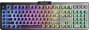 EVGA Z12 RGB Gaming Keyboard, RGB Backlit LED, 5 Programmable Macro Keys, Dedicated Media Keys, Water Resistant, 834-W0-12US-KR