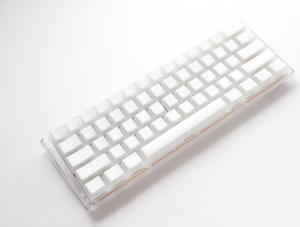 Ducky ONE 3 Aura RGB White, 60% Mechanical Keyboard - Mini - Red Switch (DKON2161ST-RUSPDAWWWWC1)