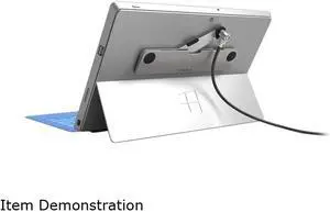 Compulocks Blade Universal Lock Slot Adapter with Keyed Cable Lock Silver