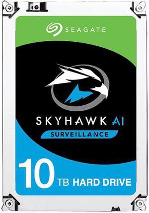 Seagate SkyHawk AI 10TB Surveillance Hard Drive 256MB Cache SATA 6.0Gb/s 3.5" Internal Hard Drive ST10000VE0004