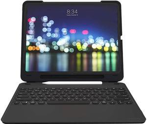 ifrogz - 103302111 - ZAGG Slim Book Go Keyboard/Cover Case for Apple 12.9 iPad Pro - Black - Polycarbonate