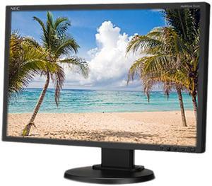 NEC Display Solutions 22" WSXGA+ LCD Monitor 5 ms D-Sub, DVI-D Flat Panel E222W-BK