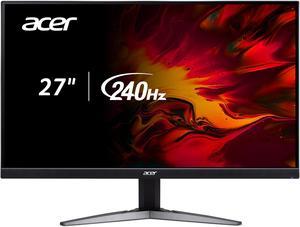 FYHXele 240Hz Gaming Monitor, 27 Inch QHD 2560x1440P IPS Computer Monitor,  1ms, VESA Mount, Dual Speaker, Free-sync, 2xHDMI2.1, 2xDP1.4, Audio Out