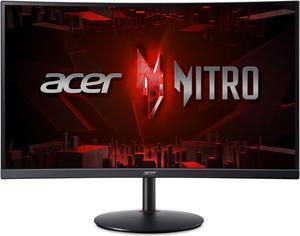 Acer Nitro XZ271U X3bmiiphx 27" 1500R Curved Zero-Frame WQHD (2560 x 1440) Monitor with AMD FreeSync Premium Technology, Up to 240Hz Refresh Rate, 1ms VRB, sRGB 99%, Ergostand (DisplayPort & 2 x HDMI)