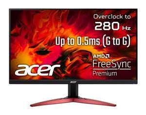 Acer Nitro KG251Q Z1biip 24.5" Gaming Full HD (1920 x 1080) Gaming Monitor with AMD FreeSync PremiumTechnology, Up to 280Hz Refresh Rate, 1ms (VRB), HDR 10, VESA mounting compliant (100 x 100mm)