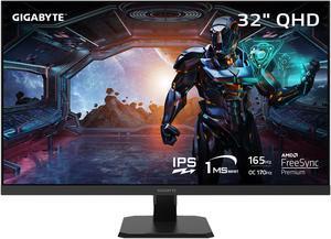 GIGABYTE - GS32Q - 32" IPS Gaming Monitor - QHD 2560x1440 - 165Hz/OC 170Hz - 1ms MPRT - AMD FreeSync Premium - HDMI, DP - Black